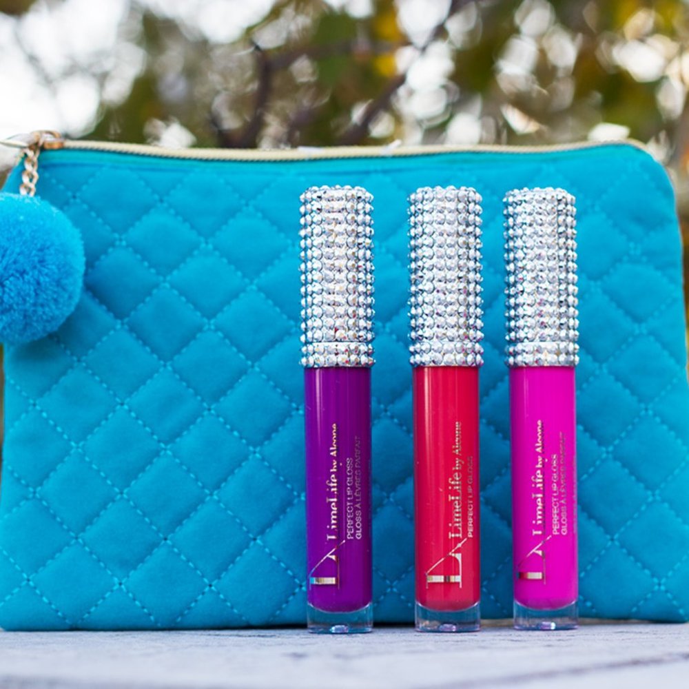 Vegan Lip Gloss with BLUE case